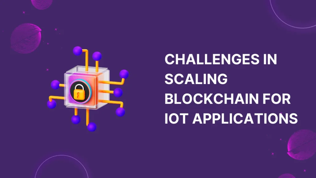 Challenges in Scaling Blockchain for IoT Applications
